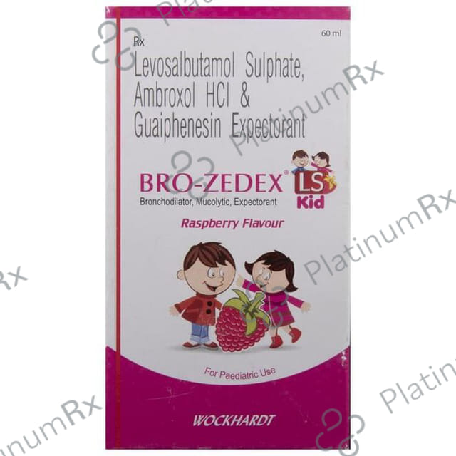 Bro Zedex LS Kid Raspberry Expectorant 60ml