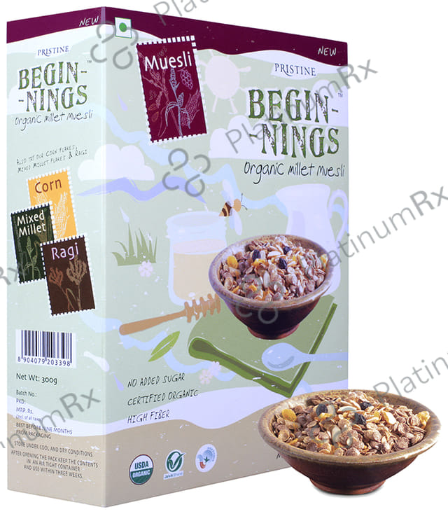 Pristine Beginnings Organic Millet Muesli 300 gm