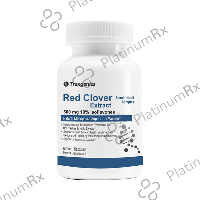 Trexgenics Red Clover Extract 500mg Veg. Capsules