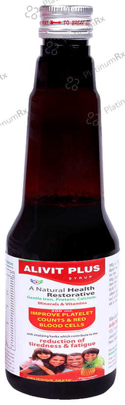 Alivit Plus Syrup Pineapple