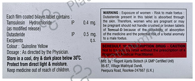 Temsul D 0.5/0.4mg Tablet MR 10s