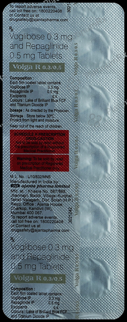 Volga R 0.5/0.3mg Tablet 10s