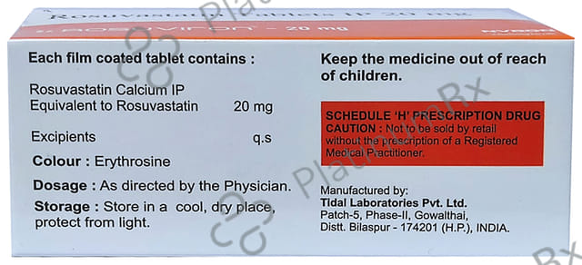 Rosuviron 20mg Tablet