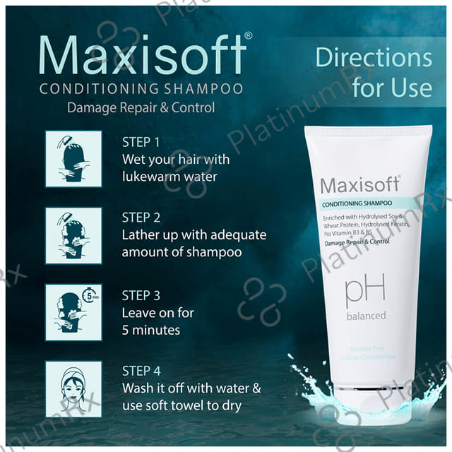 Maxisoft Conditioning Shampoo (100ml Each) 3 Tubes