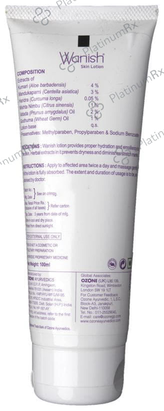 Wanish Skin Lotion 100ml