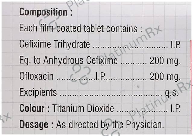 Oflo Plus 200mg/200mg Tablet