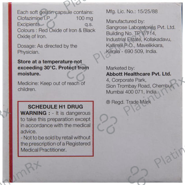 Hansepran 100mg Capsule 10s