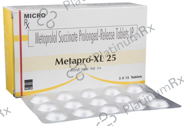 Metapro XL 25mg Tablet 15s