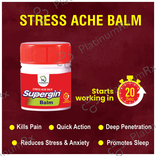 Medopharm Wellness Supergin Pain Relief Balm 12gm