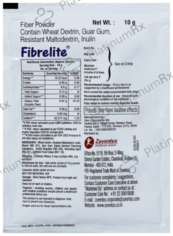 Fiberlite Powder Orange 10gm