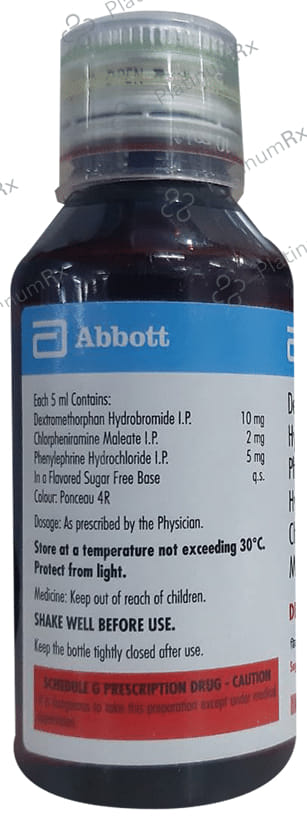 Deletus D Plus 2/10/5mg Raspberry Sugar Free Syrup 100ml
