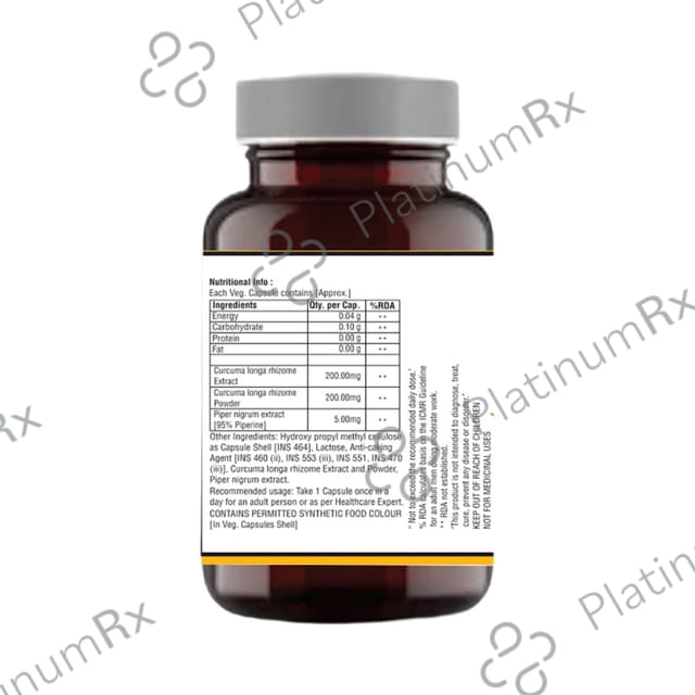 Nutrigrow Curcumin Veg Capsule