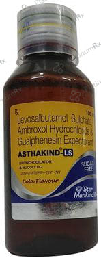 Asthakind LS Cola 15/50/1mg Expectorant 100ml
