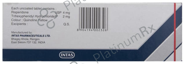Risdone Forte 4/2mg Tablet 10s