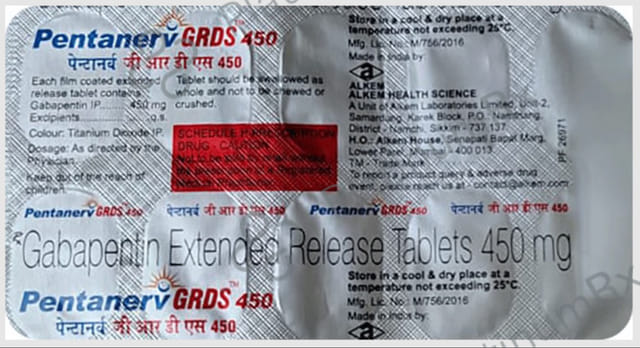 Pentanerv GRDS 450mg Tablet 10s