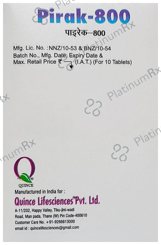 Pirak 800mg Tablet 10s