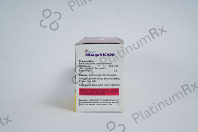 Misoquick 200mg Tablet 4s