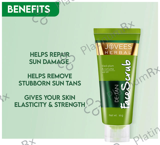 Jovees De Tan Face Scrub 50 gm