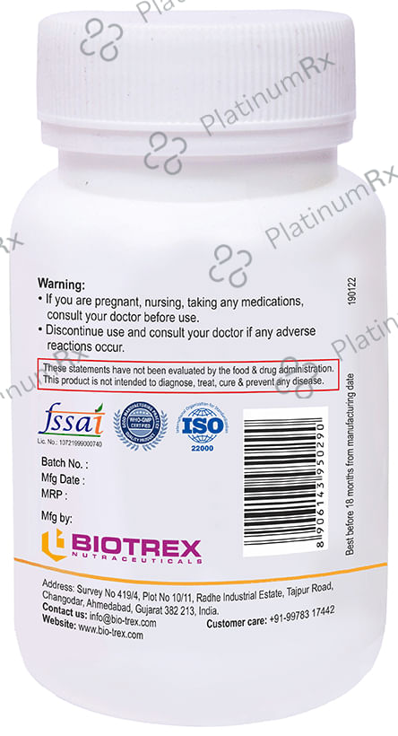 Biotrex Black cohosh 500mg Veg Capsule