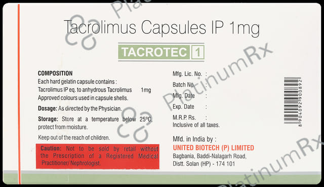 Tacrotec 1mg Capsule