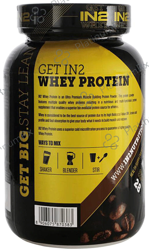 IN2 Whey Protein Cafe Mocha 908 gm