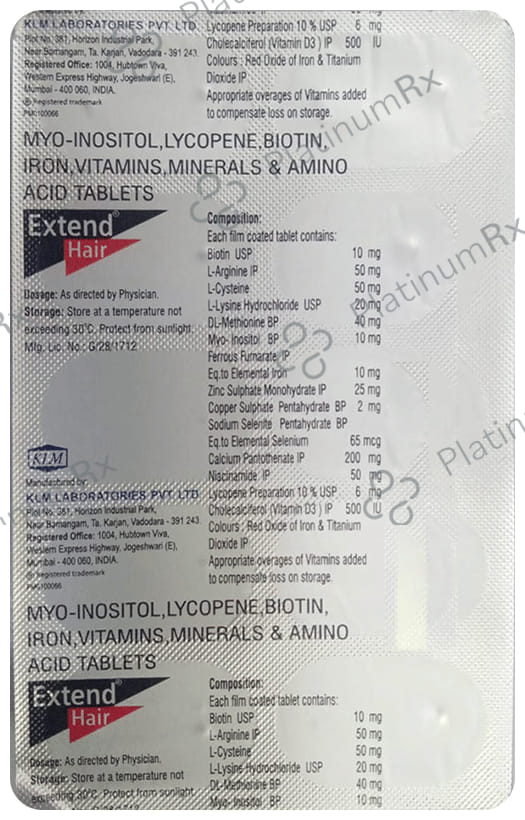 Extend Hair Tablet 10s