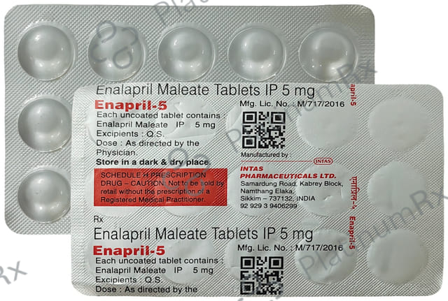 Enapril 5mg Tablet 10s