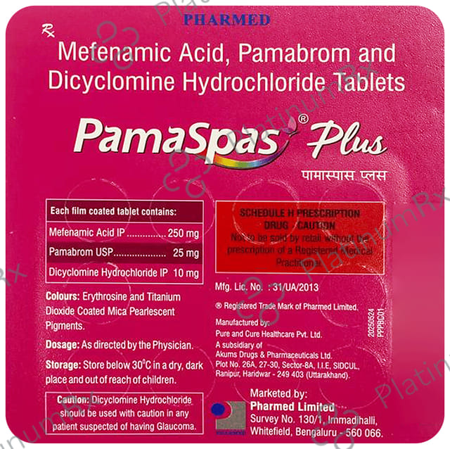 Pamaspas Plus Tablet 10s