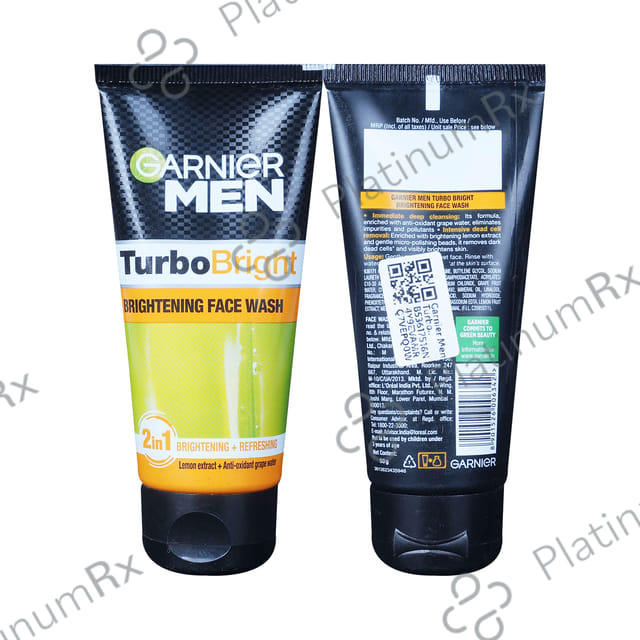 Garnier Men Turbo Bright Brightening Face Wash