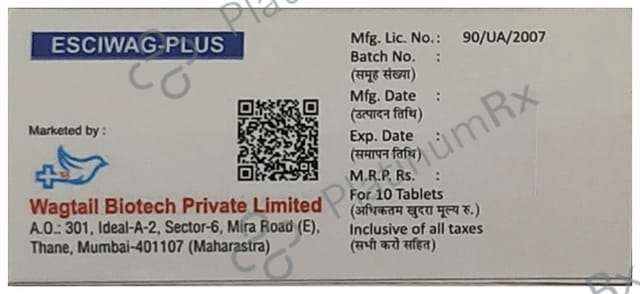 Esciwag Plus 0.5/10mg Tablet 10s