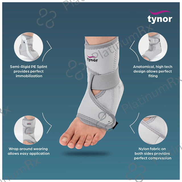 Tynor J 12 Ankle Support (Neoprene) Universal 1s