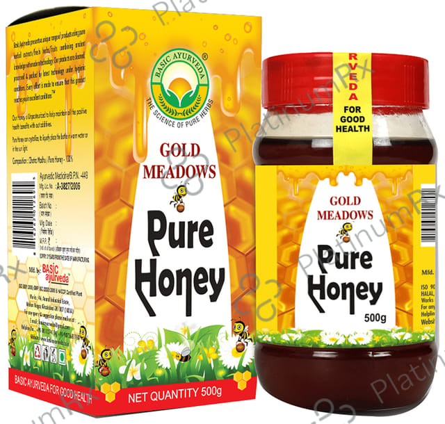 Basic Ayurveda Pure Honey (Gold Meadows)