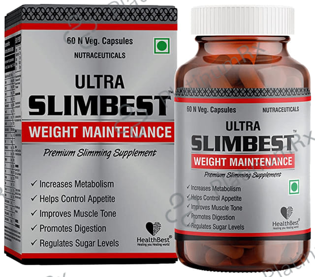 HealthBest Ultra Slimbest Weight Maintenance Veg Capsule