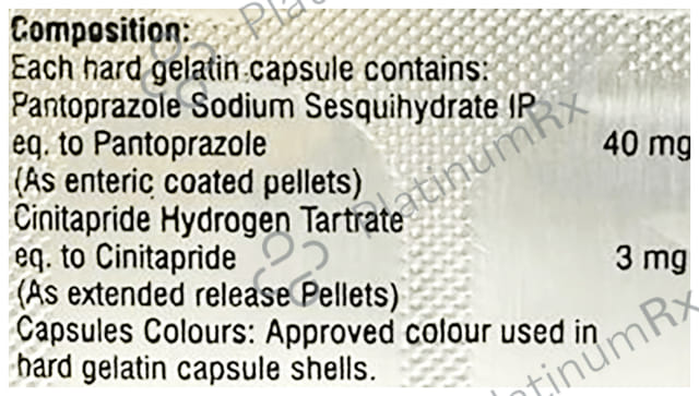 Cinix 3/40mg Capsule ER 10s