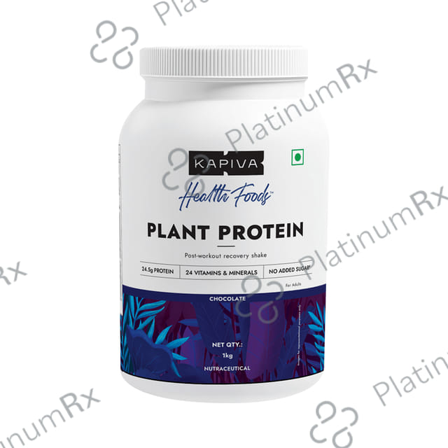 Kapiva Him Foods Plant Protein - Post-Workout Recovery Protein Shake Chocolate