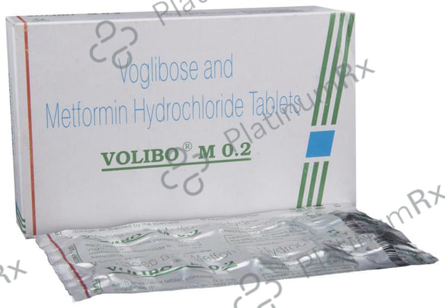 Volibo M 500/0.2mg Tablet 10s