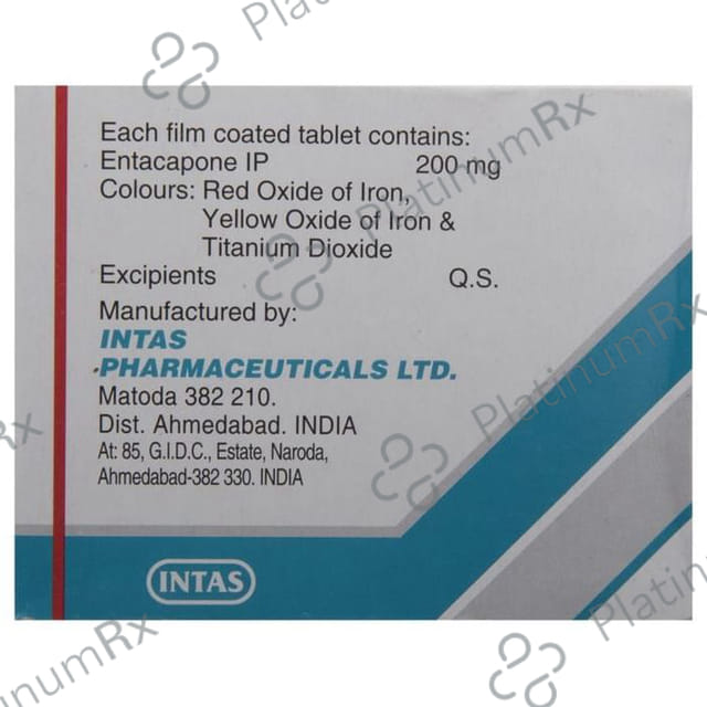 Entacom 200mg Tablet 10s