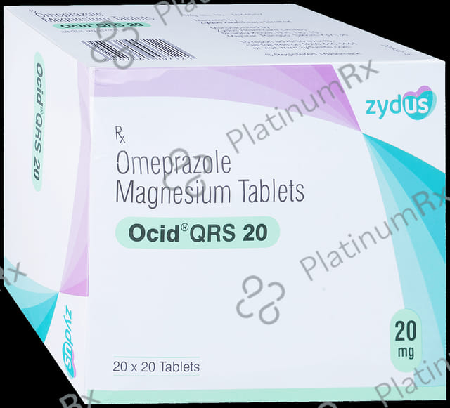 Ocid QRS 20mg Tablet 20s