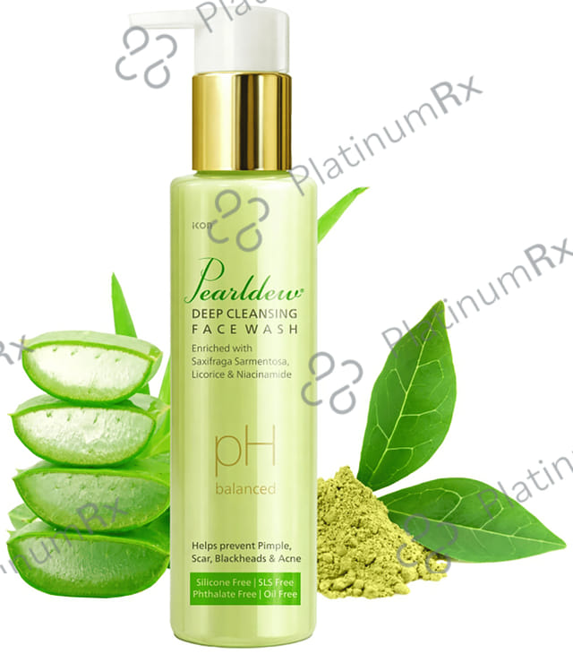 Pearldew Deep Cleansing Face Wash (100ml Each) 1 Bottle