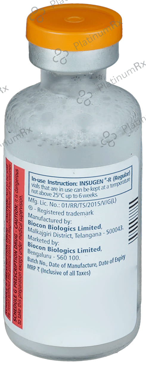 Insugen R 40IU/ml Solution for Injection 10ml