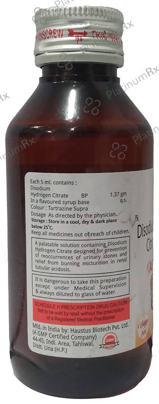 Alkadrix 1.37gm Sugar Free Syrup 100ml
