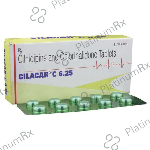 Cilacar C 6.25/10mg Tablet 10s