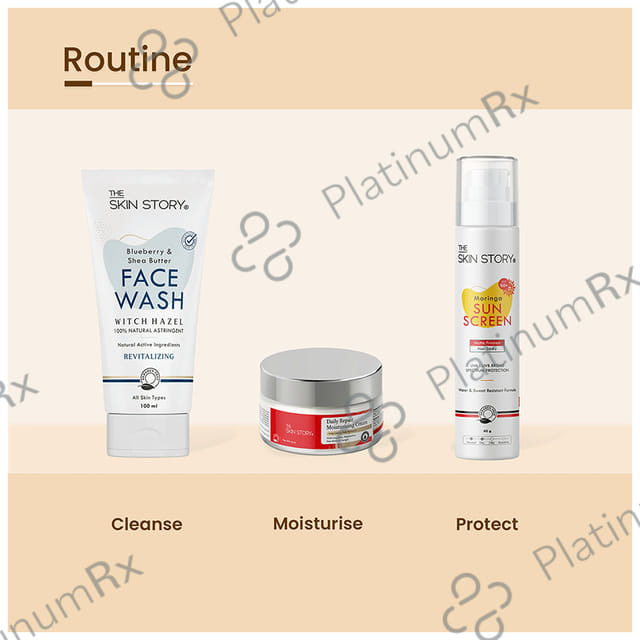 The Skin Story Sunscreen Moringa SPF 50+ Cream 40gm