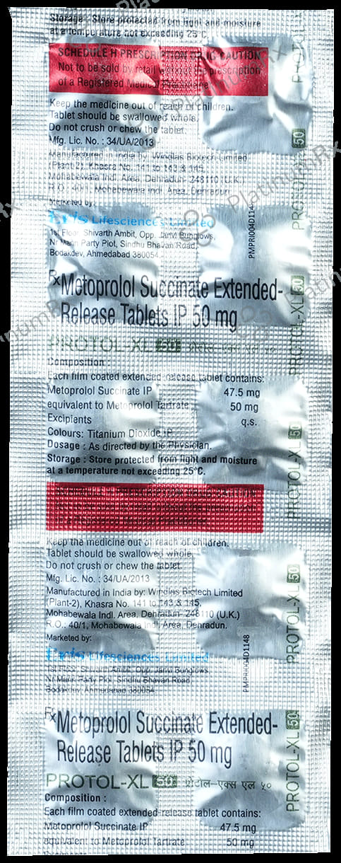 Protol XL 50mg Tablet 10s