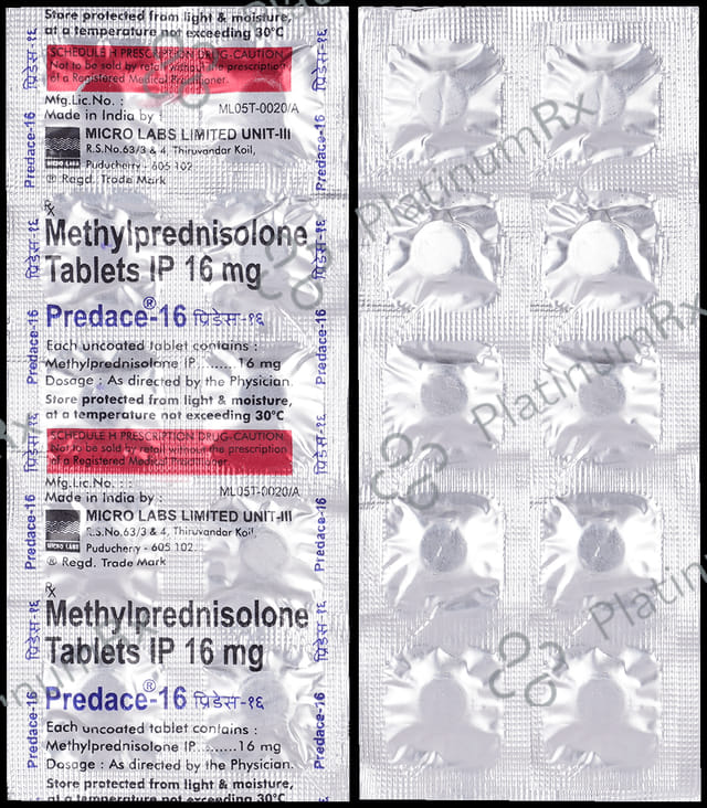 Predace 16mg Tablet 10s