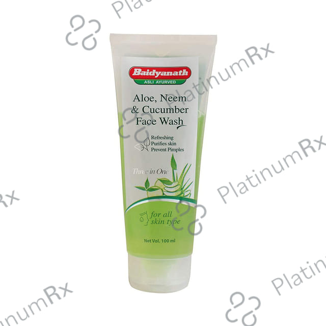 Baidyanath (Jhansi) Aloe, Neem & Cucumber Face Wash