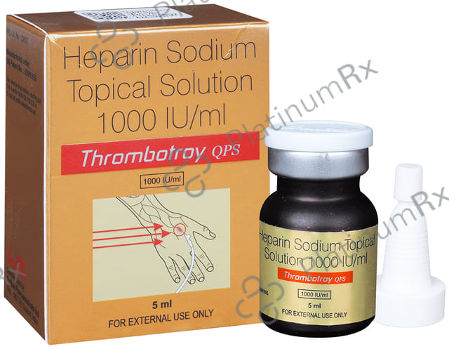 Thrombotroy QPS 1000IU Solution 5ml