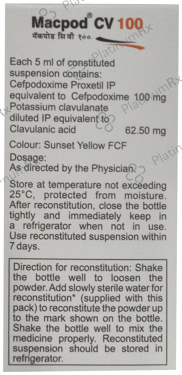 Macpod CV Oral Suspension