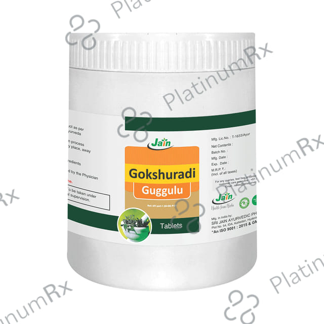 Jain Gokshuradi Guggulu Tablet 1000 tablets