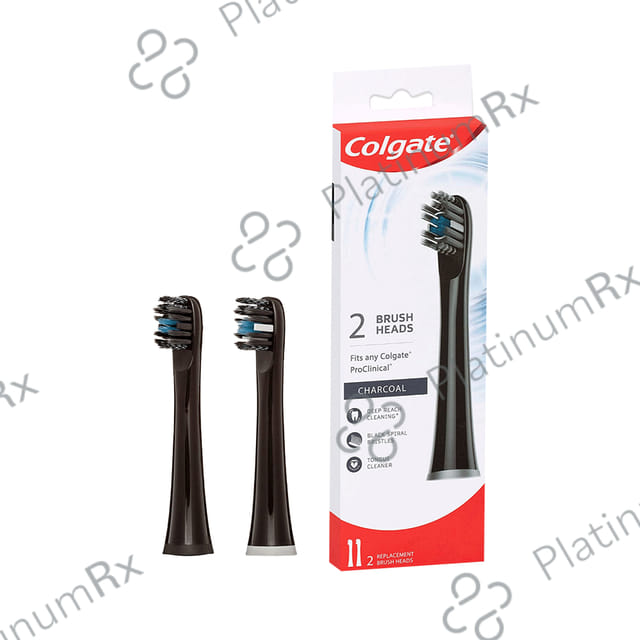 Colgate Proclinical 150 Charcoal Battery Powered Toothbrush with Refill Heads